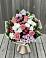 Букет цветов из: Альстромерии, Гвоздики, Розы и Хризантемы в Родыках