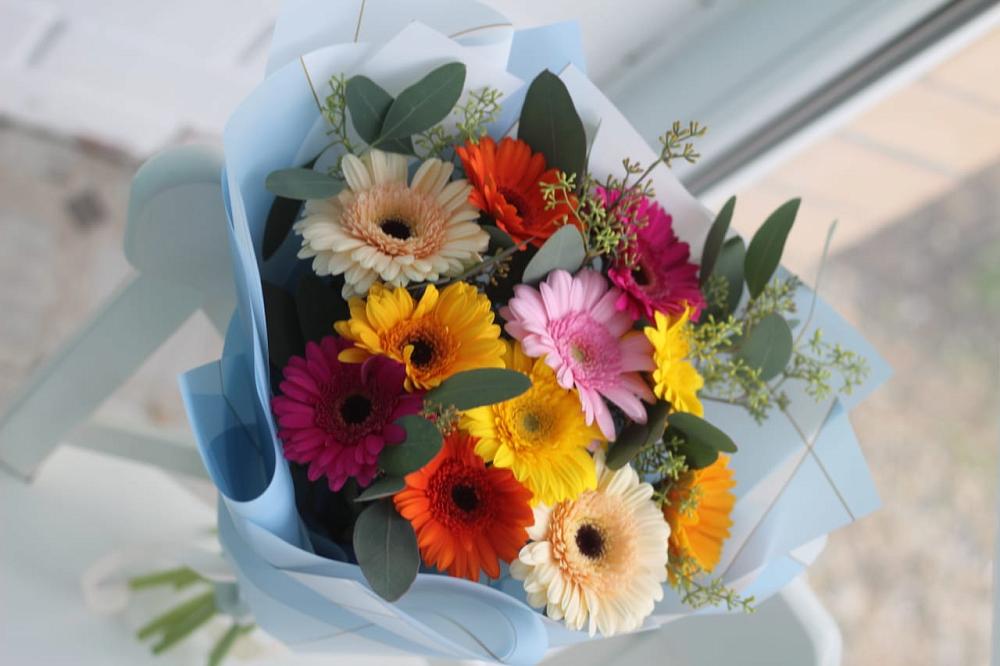 Букет цветов из: Герберы в Родыках