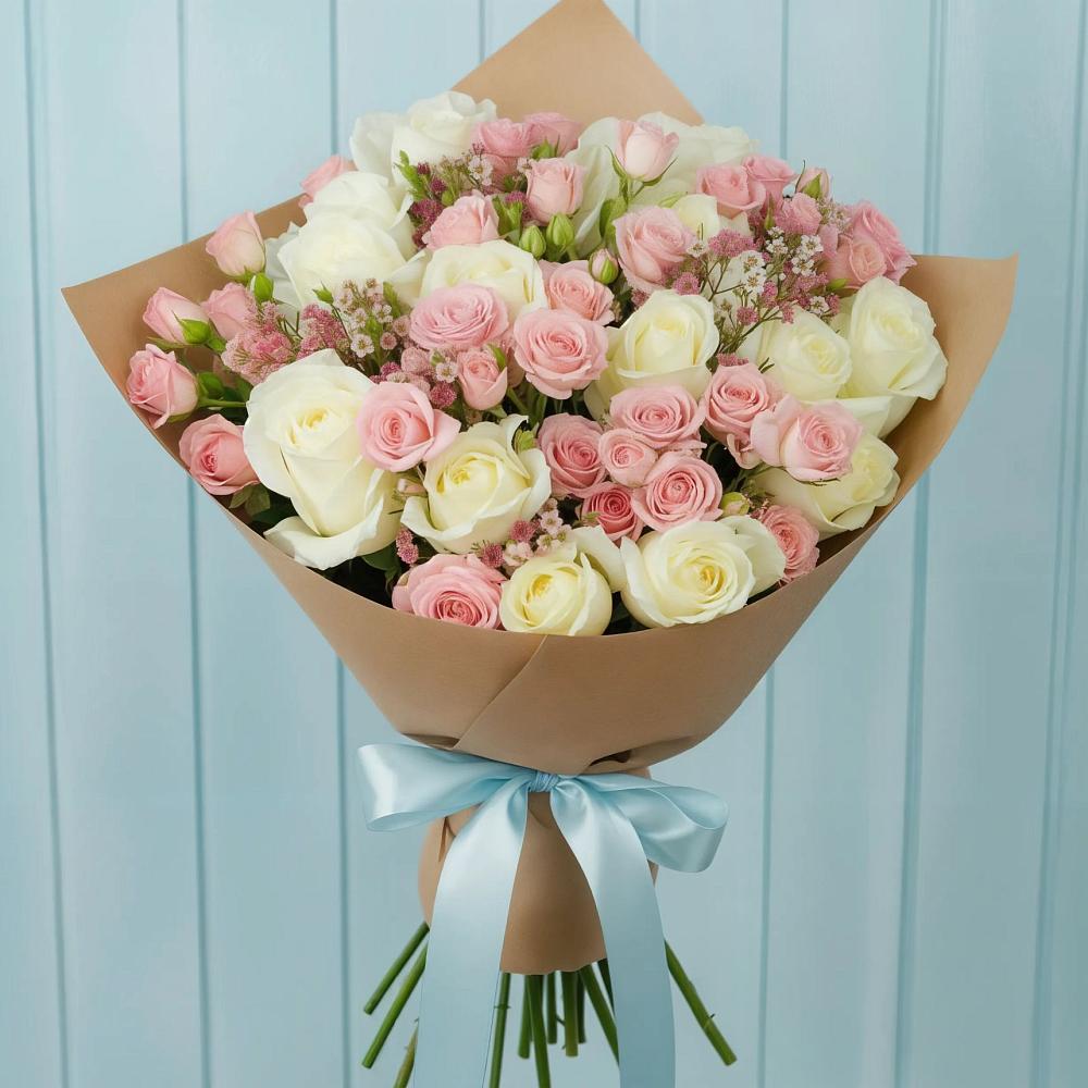 Букет цветов из: Розы в Родыках