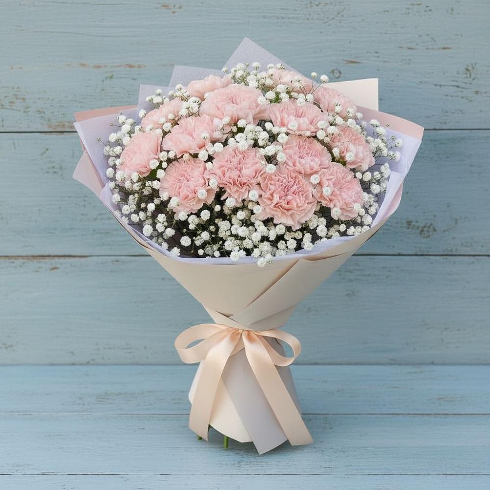 Букет цветов из: Гвоздики в Родыках