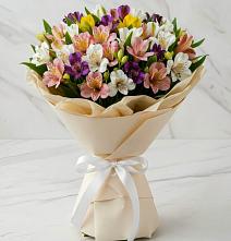 Букет цветов из:  Альстромерии #REPLACE_PRED# Родыках