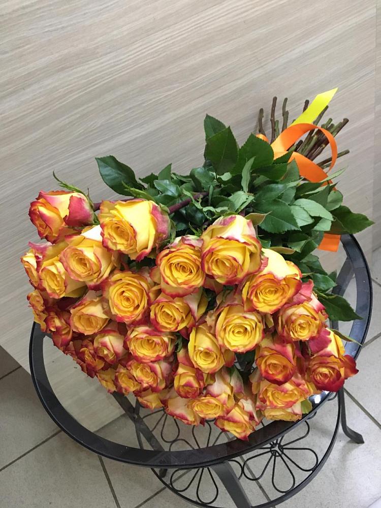 Букет Желтые розы в Родыках