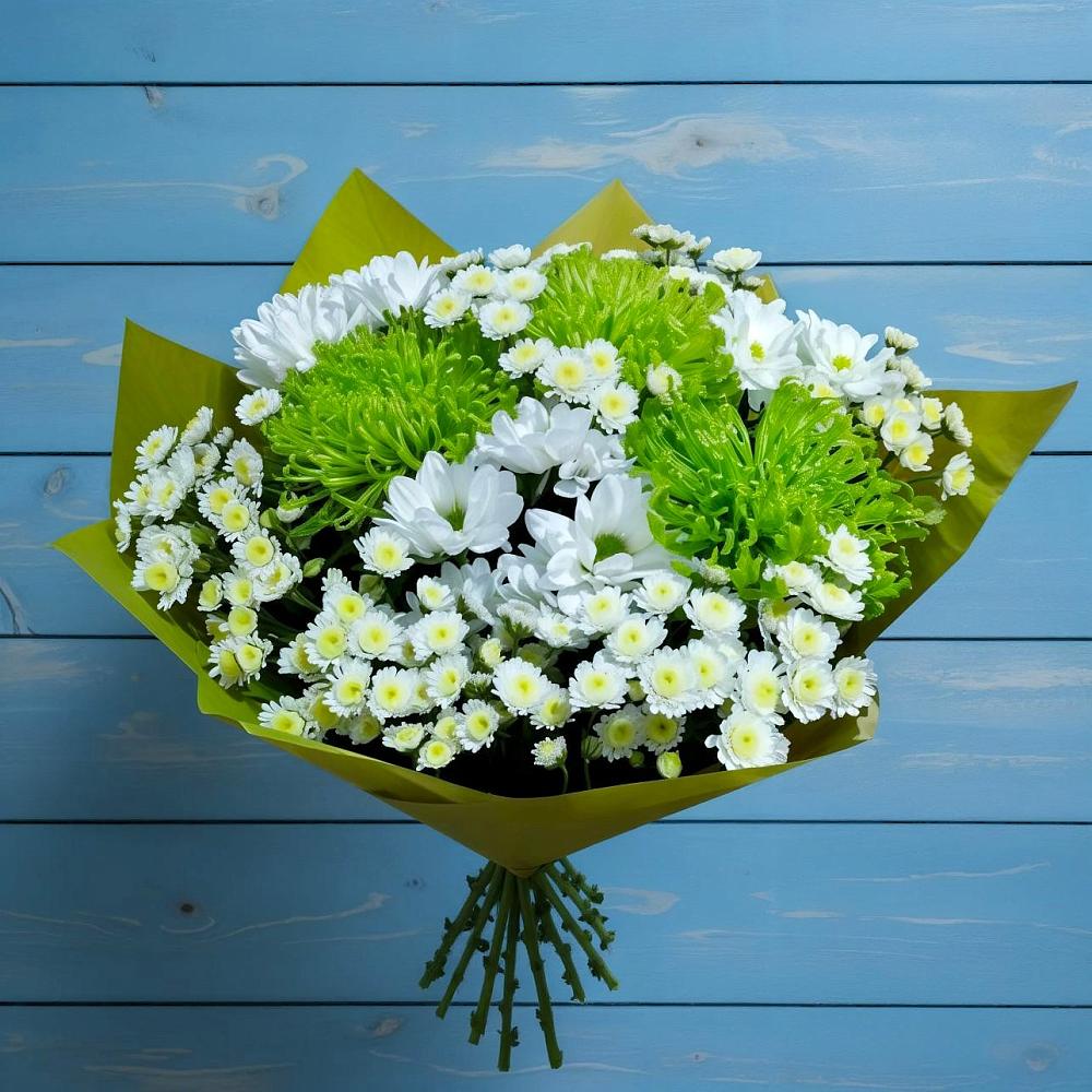Букет цветов из: Хризантемы в Родыках