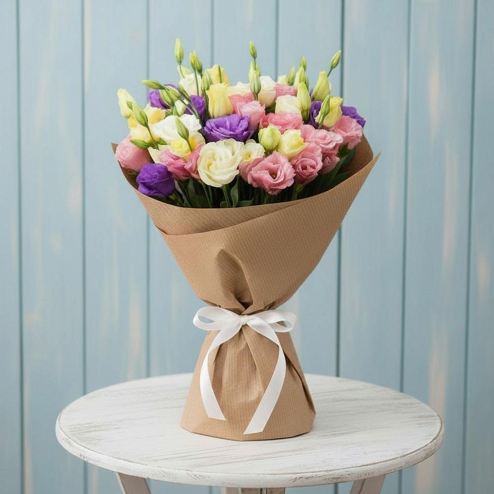 Букет цветов из: Лизиантусы в Родыках