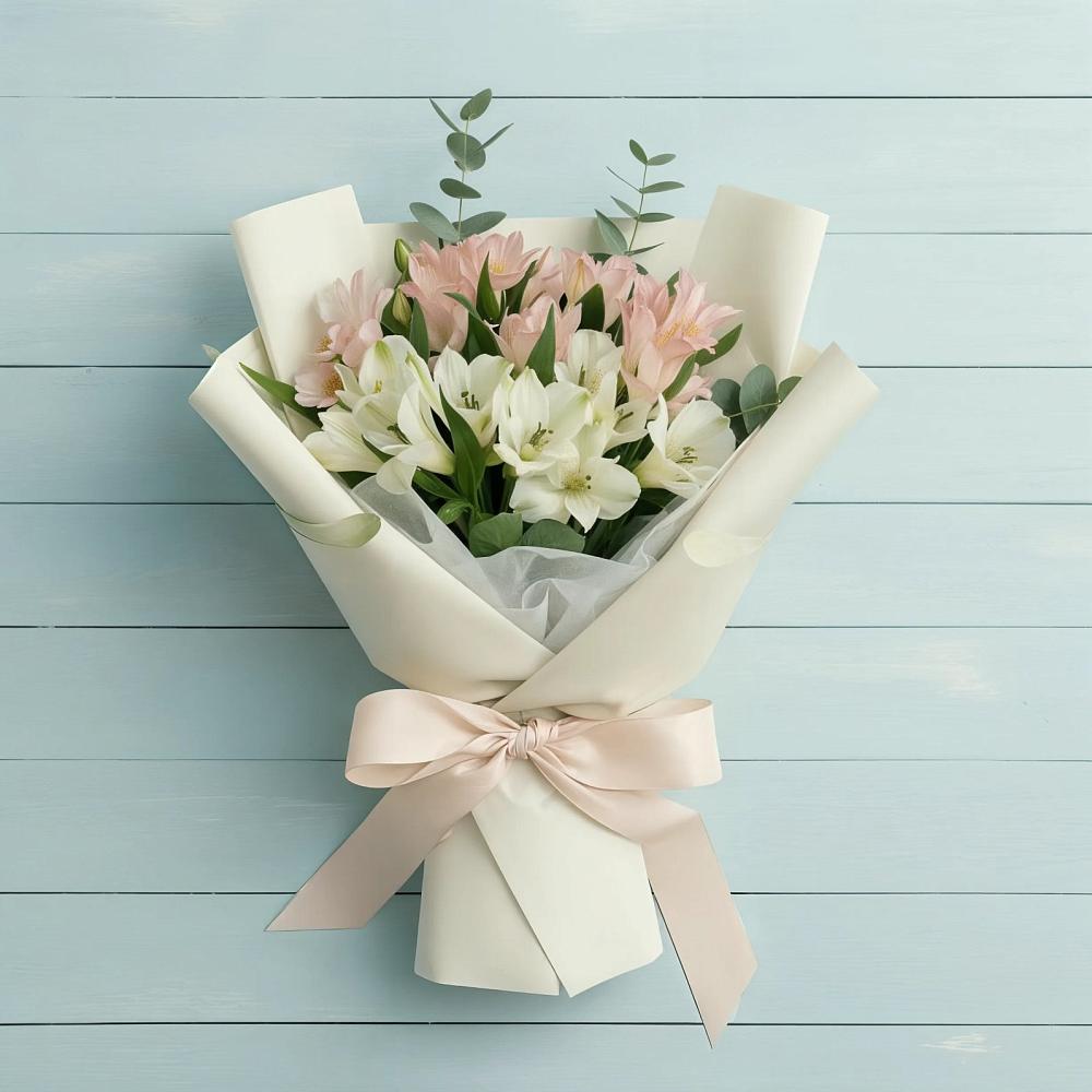 Букет цветов из: Альстромерии в Родыках