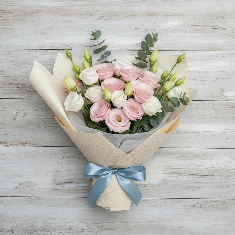 Букет цветов из: Лизиантусы в Родыках